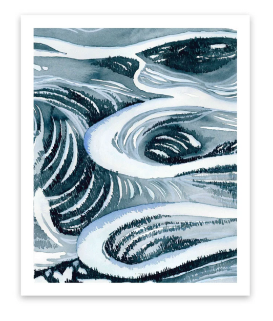 Meandering 8x10 Print by Jill Richie