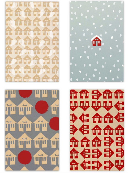 Cabin Country Cards - 4 Pack by Jill Richie