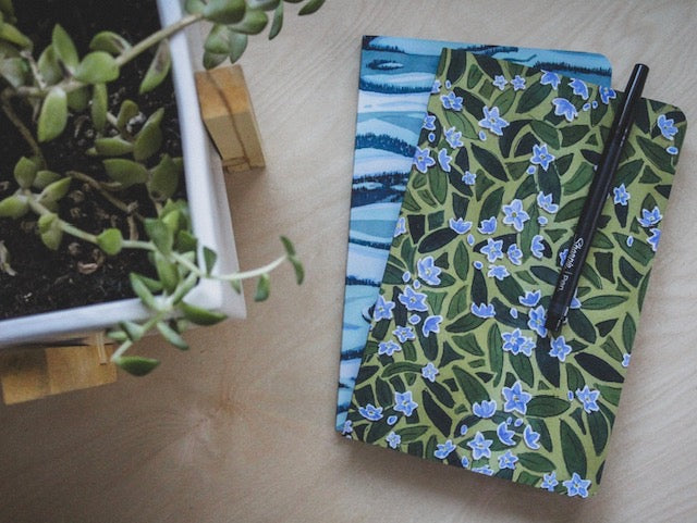 Flow Lined Notebook by Jill Richie