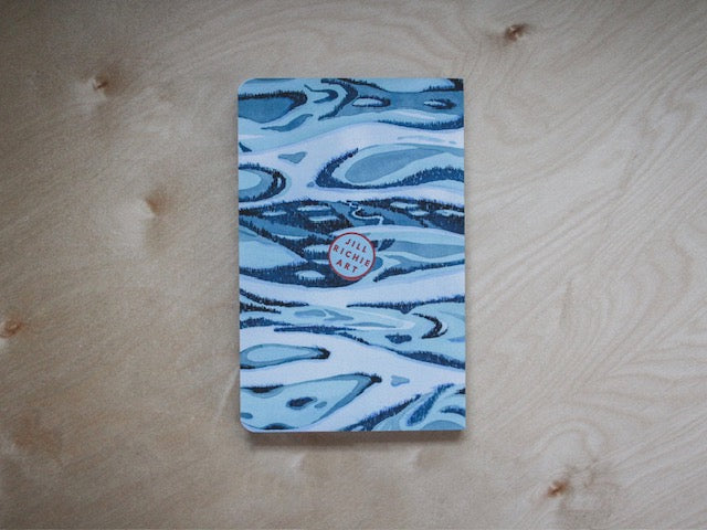 Flow Lined Notebook by Jill Richie