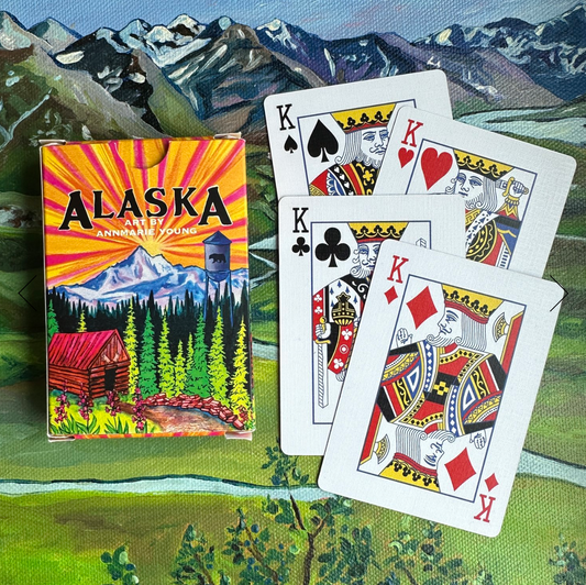 Alaska Playing Cards by AnnMarie Young Art