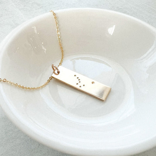 Golden Alaska Necklace by Elm Designs