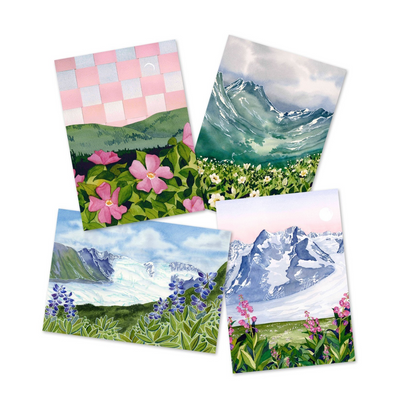 Full Bloom Cards - 4 Pack by Jill Richie