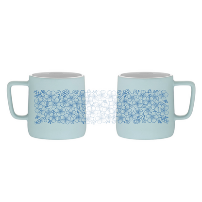 Forget-me-not Ceramic Mug by Brianna Reagan Art