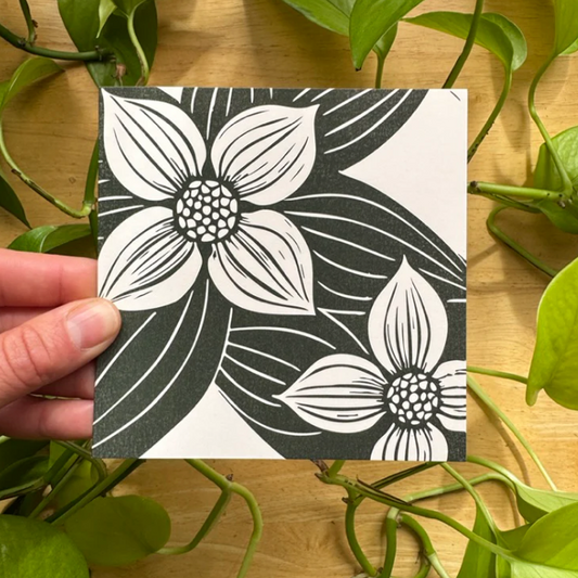 Dogwood Card by Adrift Prints