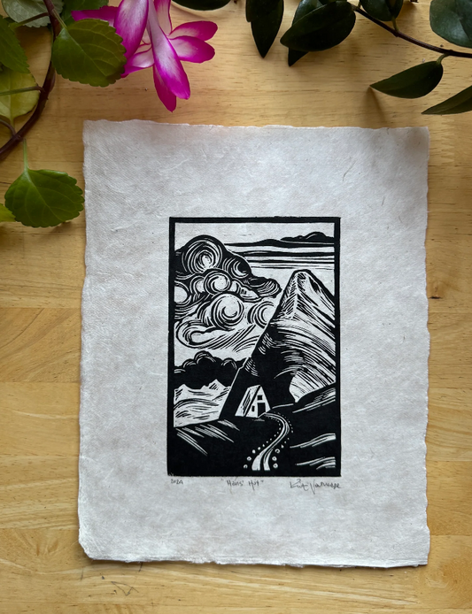 Hans' Hut 8x10 Original Print by Adrift Prints