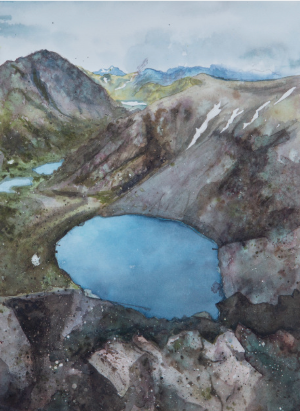 Black Lake 8x10 Print by Robin Farmer