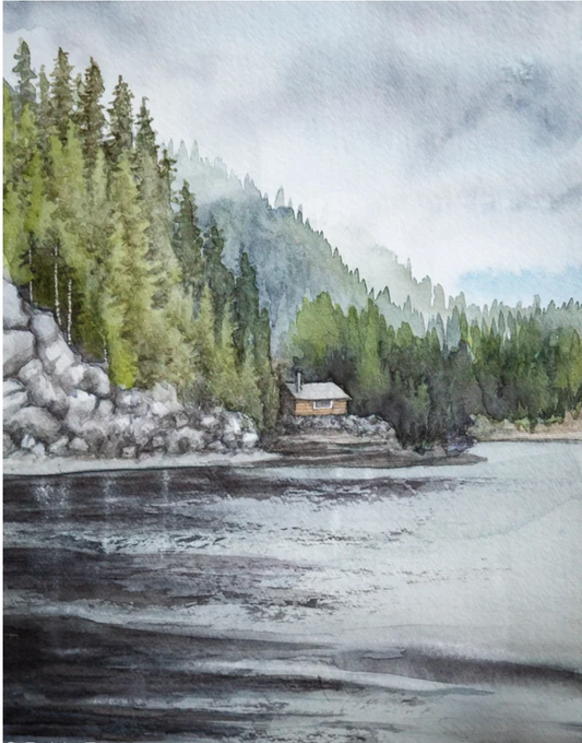 Tonsina Point 5x7 Print by Robin Farmer