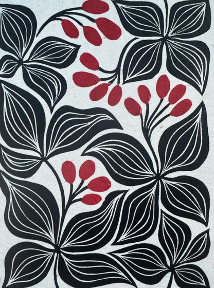 Bunchberry 8x10 Original Print by Adrift Prints