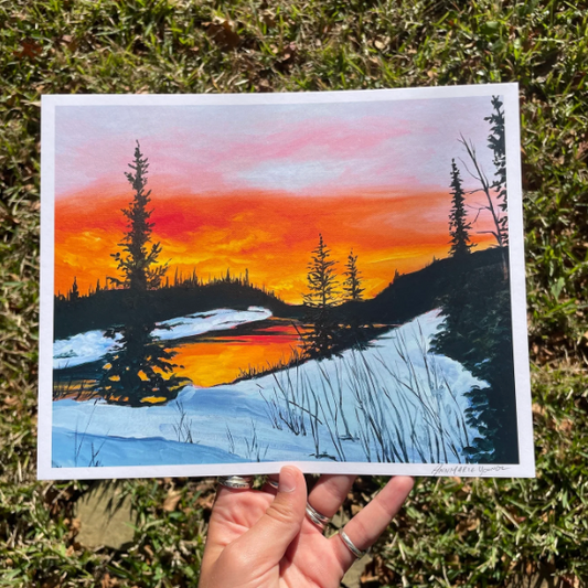 Fire and Ice 8x10 Print by AnnMarie Henderson