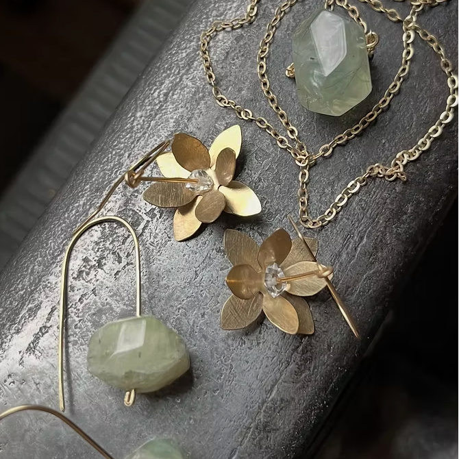 Arctic Lily Earrings by Akimbo Collection