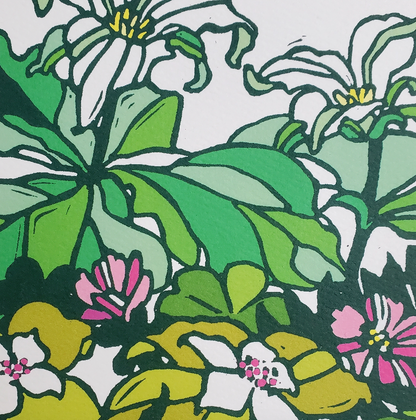 Trillium and Bunchberry Card by Little Green