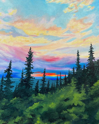 Midnight Sun 16x20 Print by AnnMarie Henderson