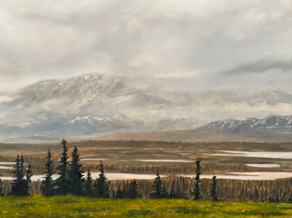 Mountain in the Mist 16x20 Print by AnnMarie Henderson
