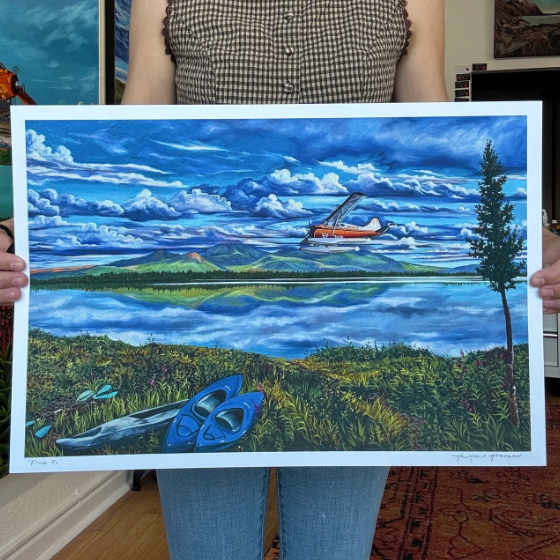 Float On 8x10 Print by AnnMarie Henderson