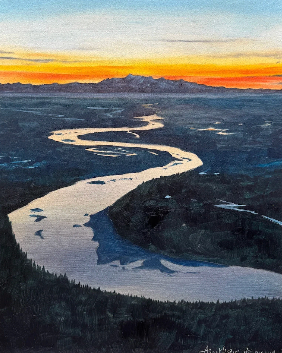 Follow the River 8x10 Print by AnnMarie Henderson