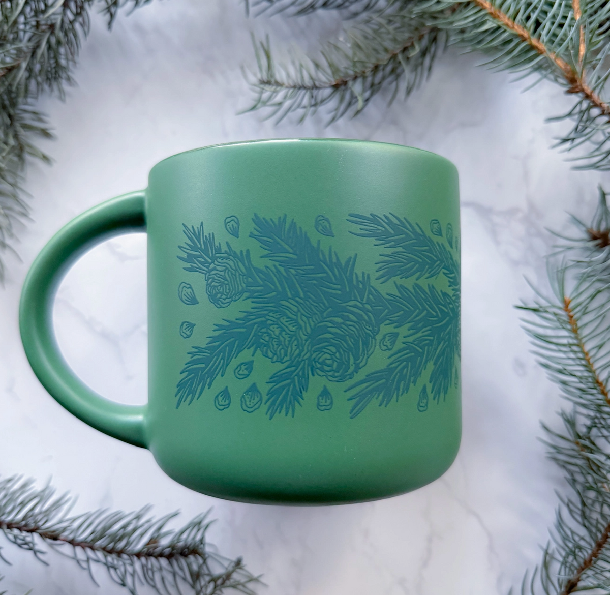 Boreal Boughs Ceramic Mug 20oz | Limited Edition by Brianna Reagan Art