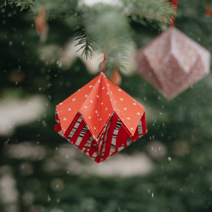 Paper Ornament Kit | Classic Red by Brianna Reagan Art
