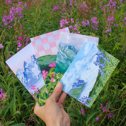 Full Bloom Cards - 4 Pack by Jill Richie