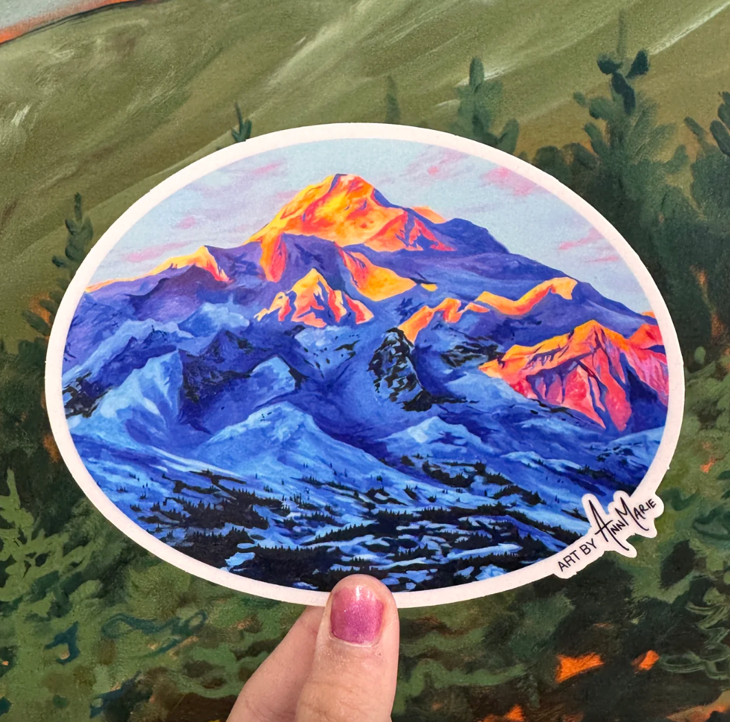Ascent Sticker by AnnMarie Henderson