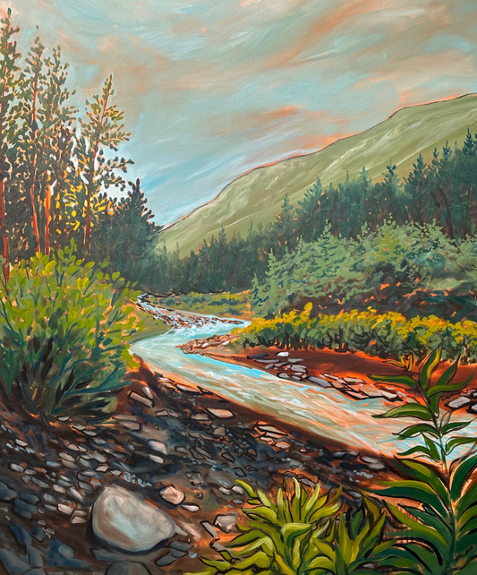 Crow Creek 8x10 Print by AnnMarie Henderson Art