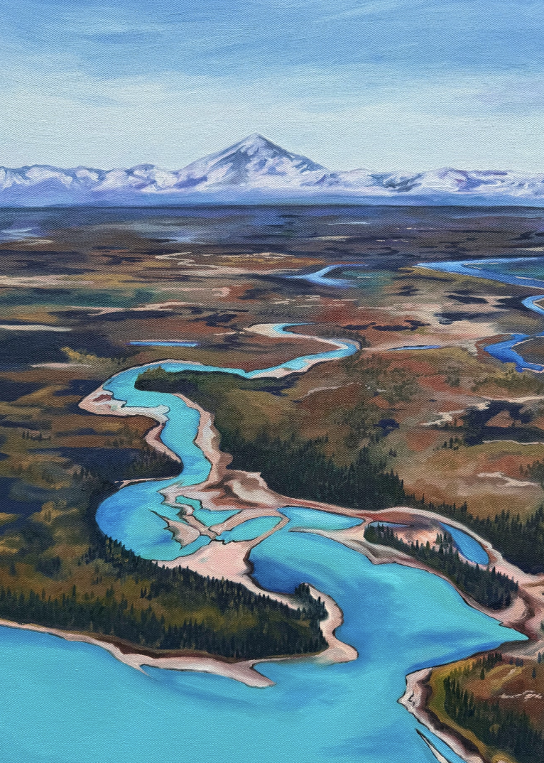 Kenai River 8x10 Print by AnnMarie Henderson Art