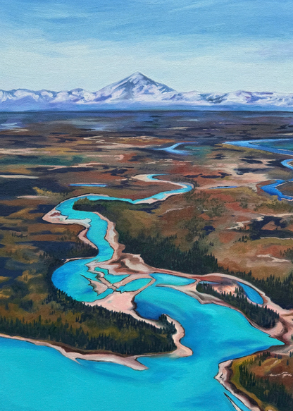 Kenai River 8x10 Print by AnnMarie Henderson Art