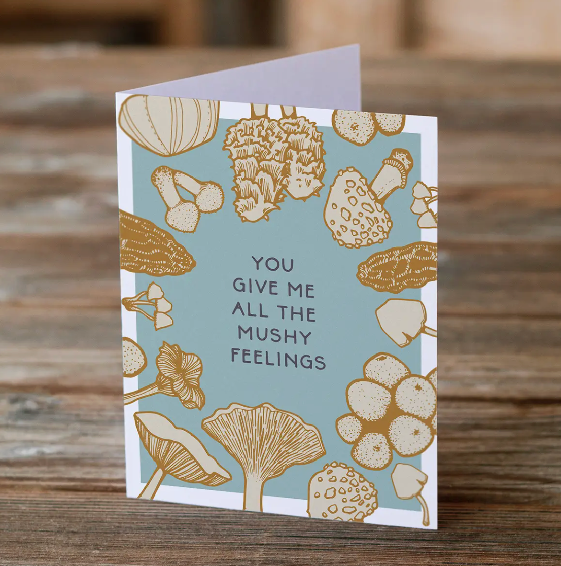 Mushy Feelings Card by Brianna Reagan Art