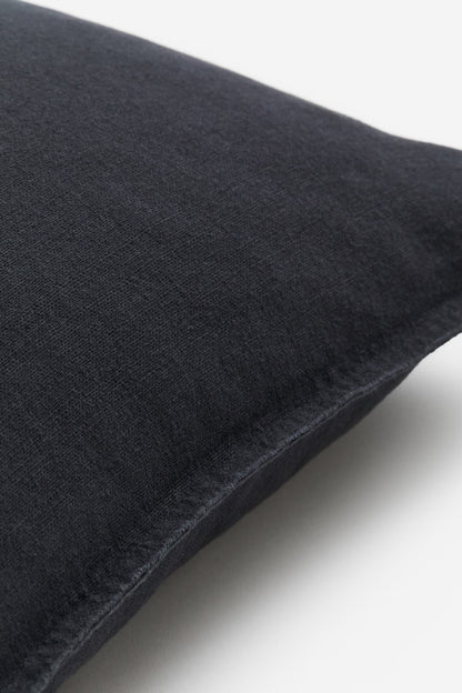 Linen Blend 20"x20" Accent Pillow | Storm Gray