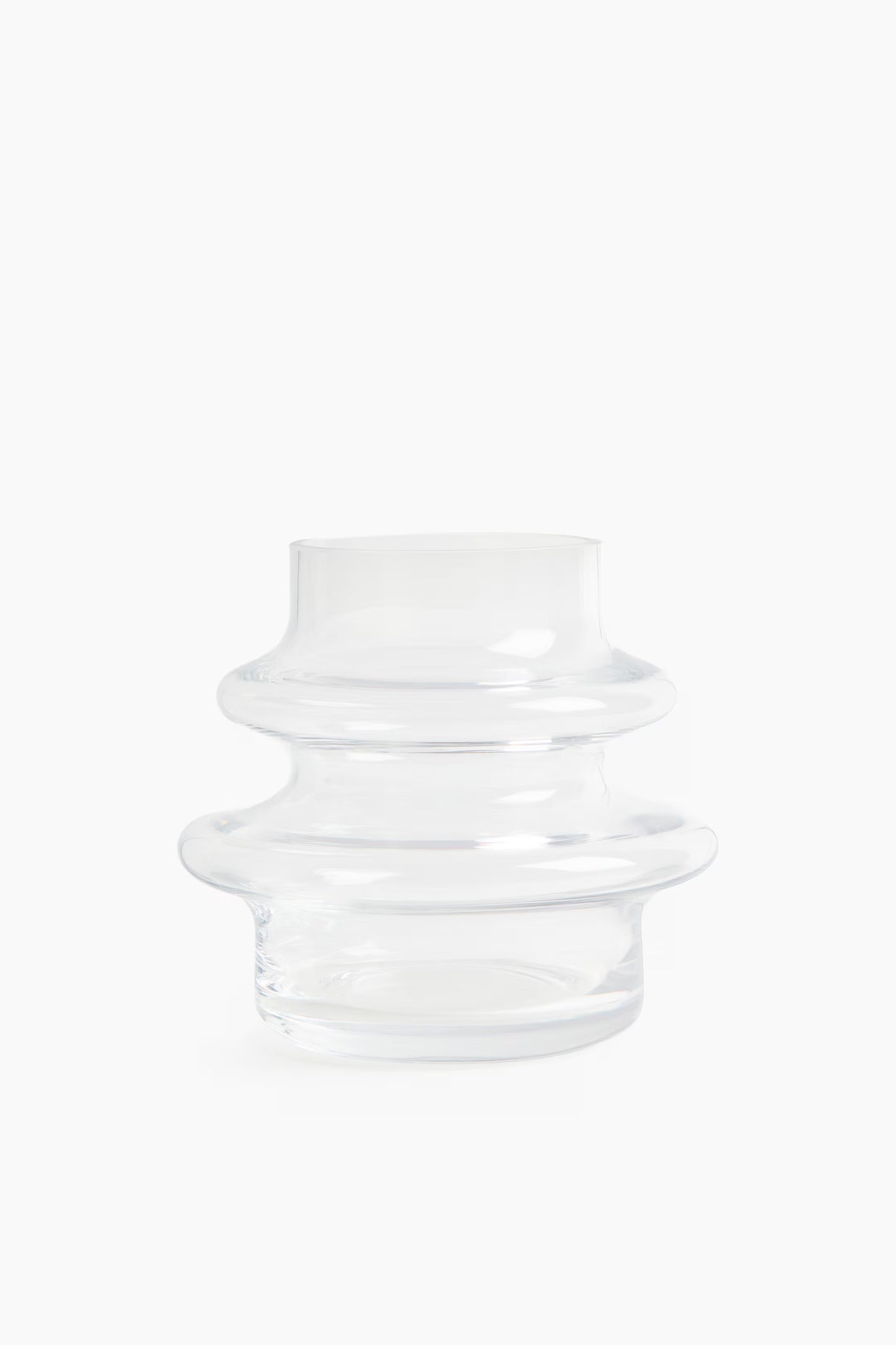 Insulator Tiered Glass Vase