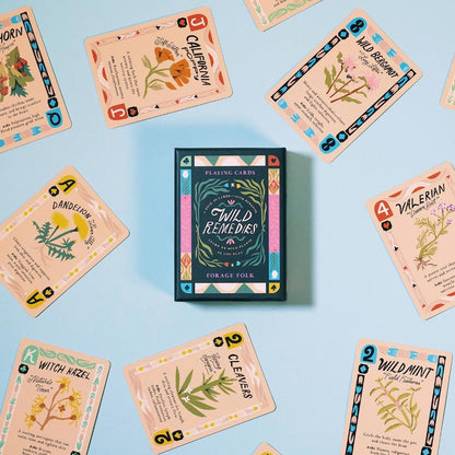 Wild Remedies Herbal Deck of Playing Cards by Forage Folk