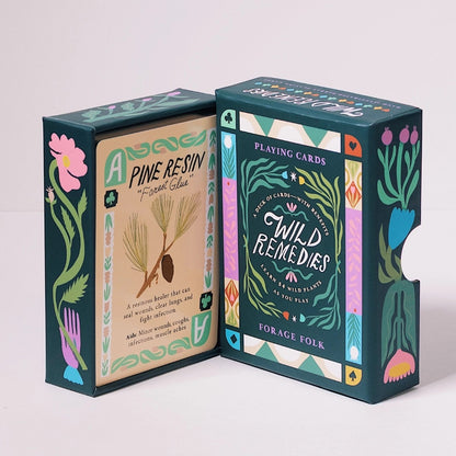 Wild Remedies Herbal Deck of Playing Cards by Forage Folk