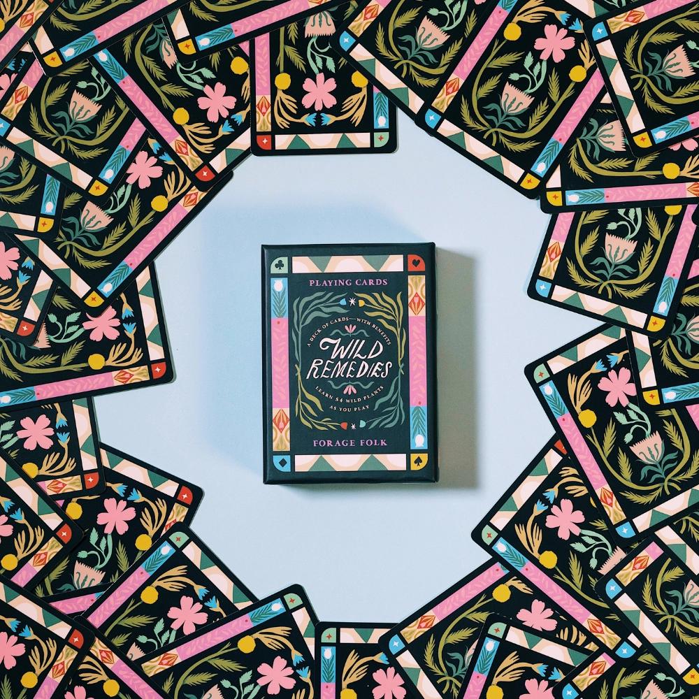 Wild Remedies Herbal Deck of Playing Cards by Forage Folk