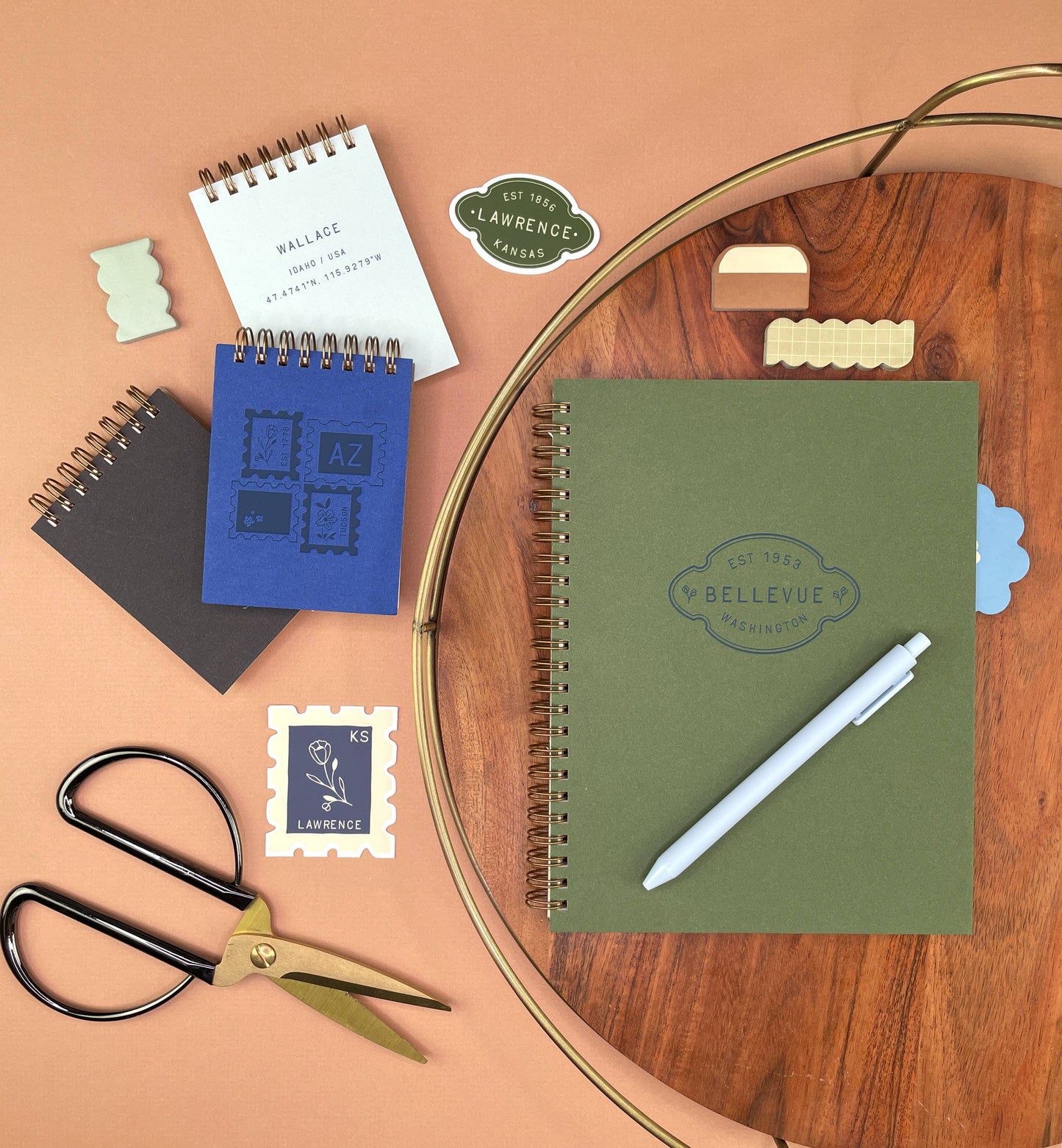 Flower Sticky Note Set by Ruff House Print Shop