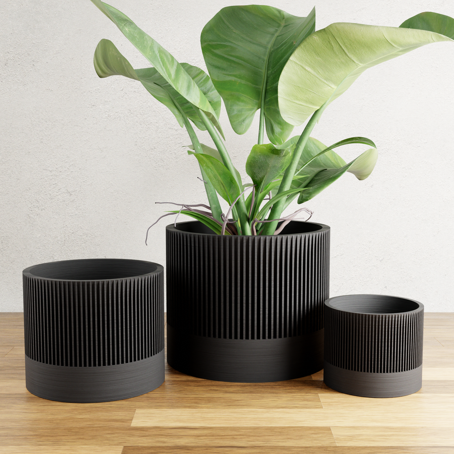 Sakura Planter | Black by Modernized Pottery