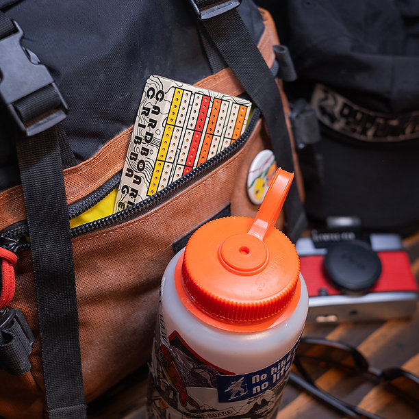 The Topo Pack Travel Cribbage Set by Cardboard Cribbage