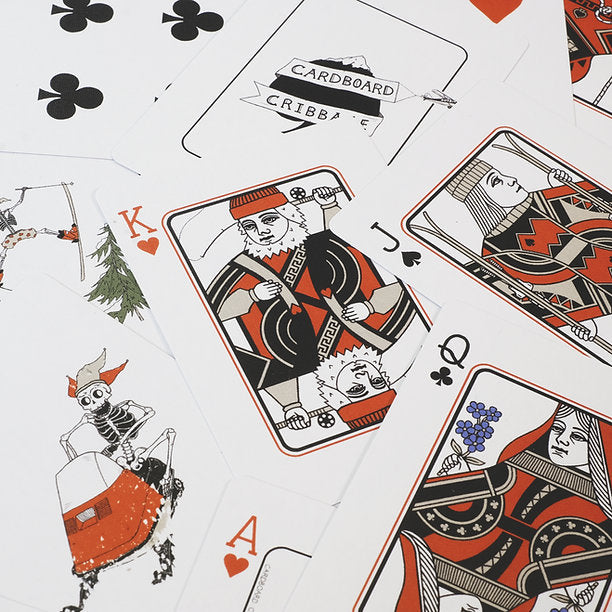 The Sockeye Pack Travel Cribbage Set by Cardboard Cribbage