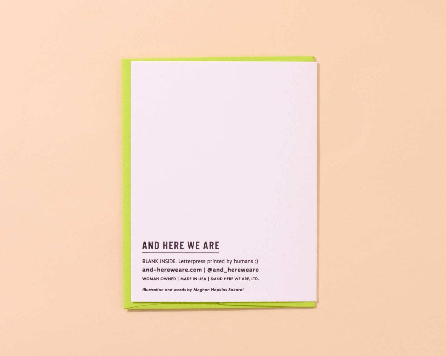 New Home Greeting Card by And Here We Are