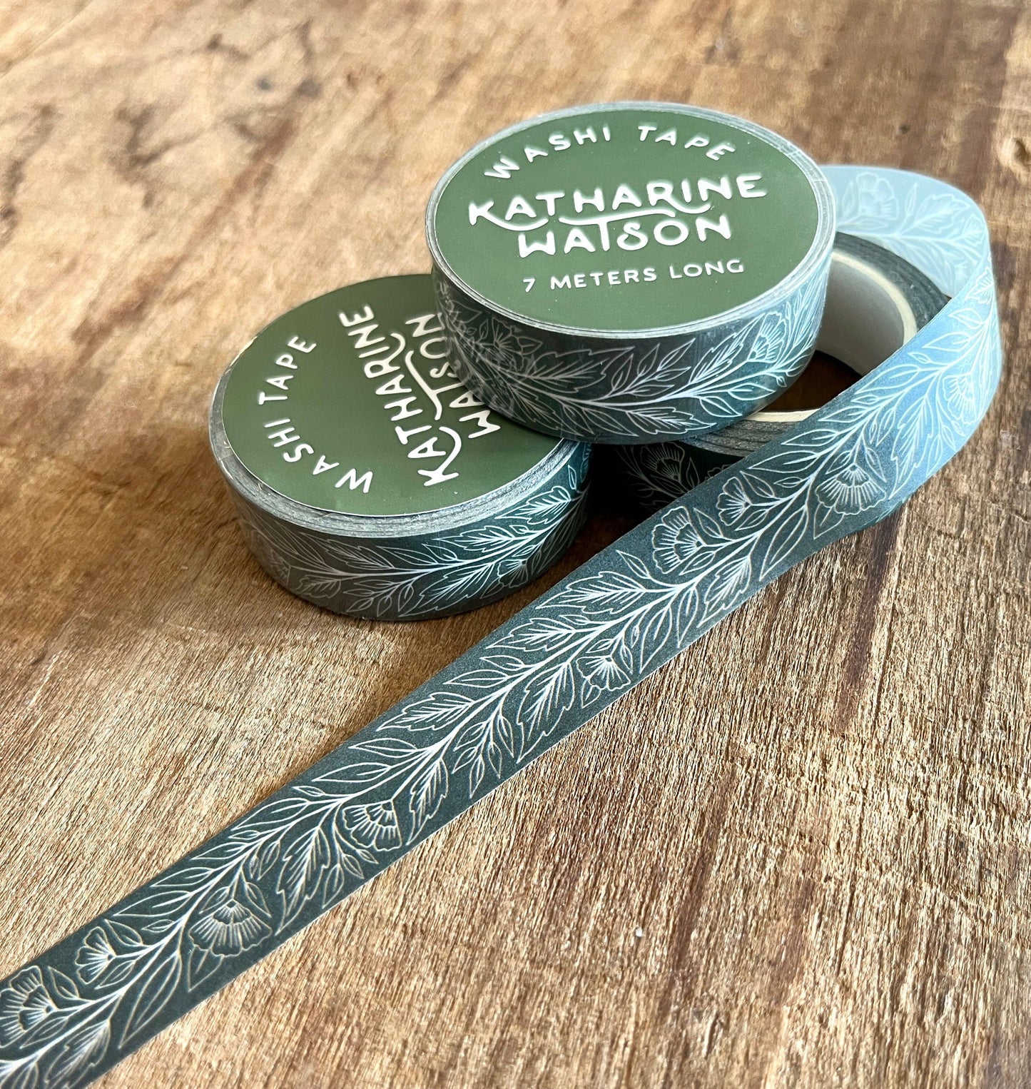 Evergreen Washi Tape by Katharine Watson