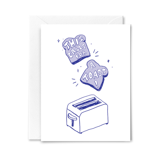 This Calls For A Toast Card by Studio Conroy