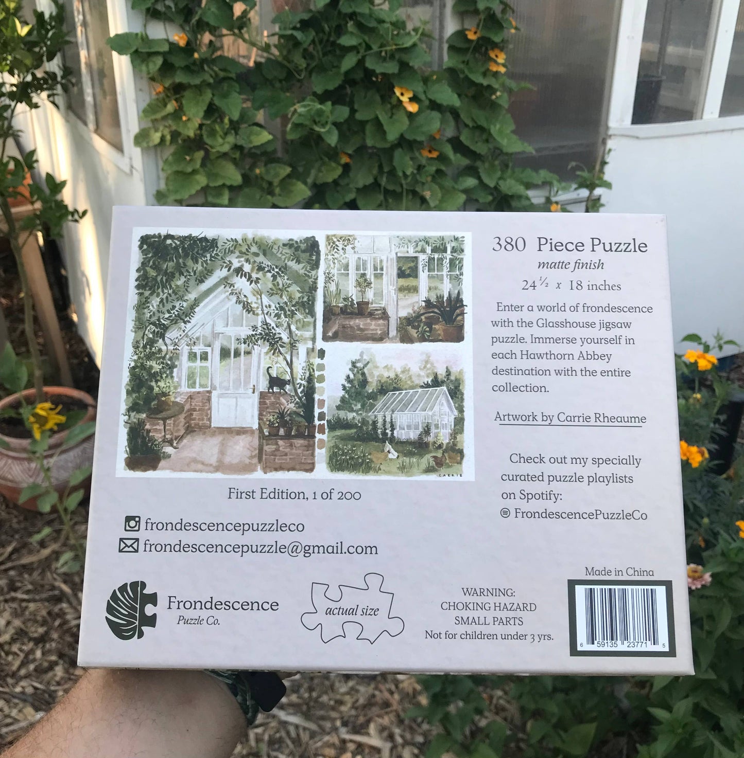 Hawthorn Abbey Glasshouse | 380 Piece Puzzle