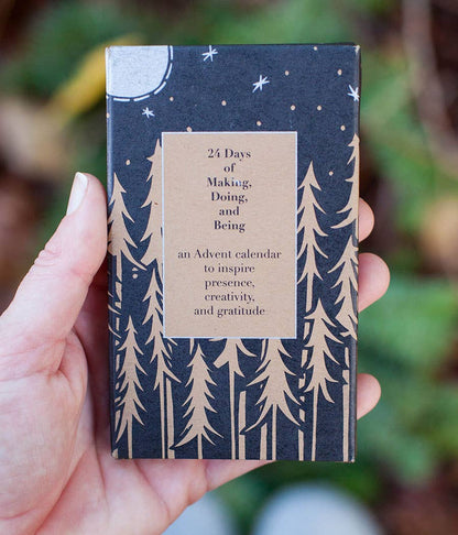 24 Days of Making, Doing, and Being Advent Calendar by Anna Bones