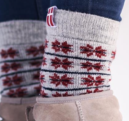 Nordic Stars Wool Socks by Wool Wear of Scandinavia