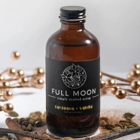 Cardamom & Vanilla Simple Syrup by Full Moon