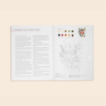 Watercolor Workbook: 30-Minute Beginner Botanical Projects on Premium Watercolor Paper