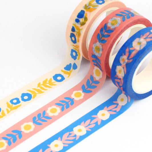 Floral Washi Tape | Pink by Nuthatch Studio