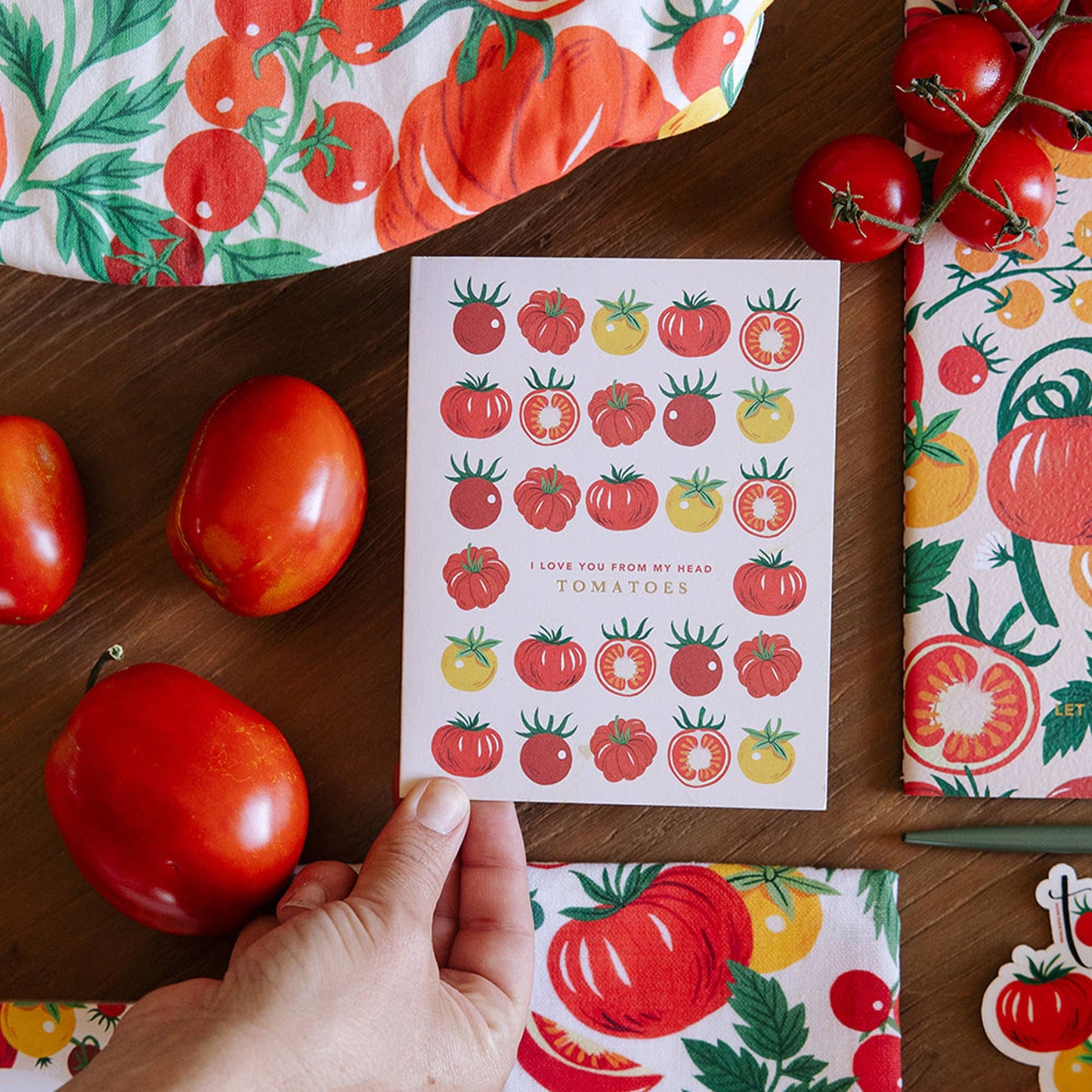 Love You From My Head Tomatoes Card by Paper Farm Press