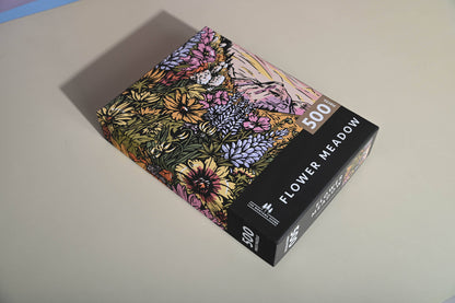 Flower Meadow Puzzle - 500 Pieces by The Montana Scene