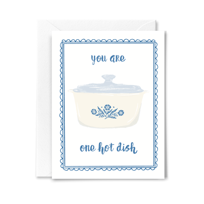 One Hot Dish Card by Stuido Conroy