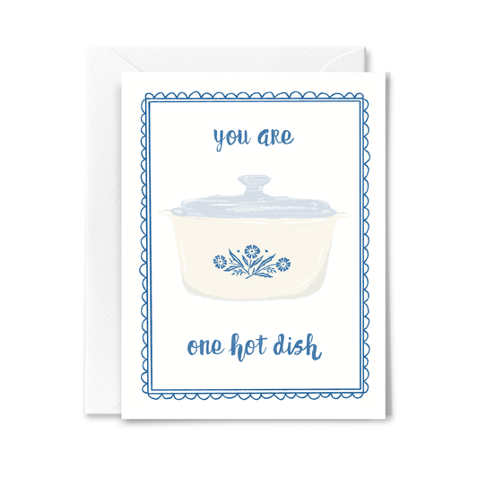 One Hot Dish Card by Stuido Conroy
